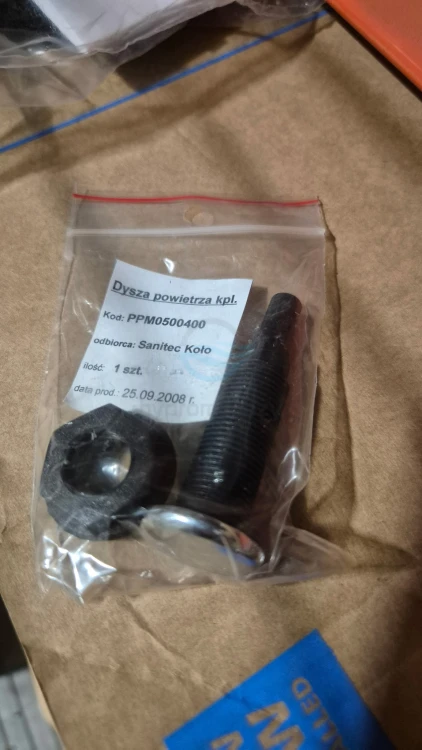 PPM0500400 Koło Dysza powietrzna (korpus + nakrętka + nakładka ) Chrom-103110