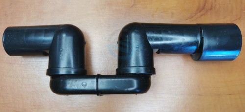 Syfon / Spust wody z popdwójnym drenażem z KIT Chrom i zasyfonowaniem-101931