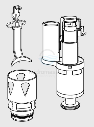 VS0864801 Valsir Evolut Zestaw zaworu opróżniającego produkcja od 2004 do 2016-103188
