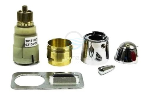 Termostat zastępczy do baterii Bossini z nakładkami chromowymi CARTER3OP-103200