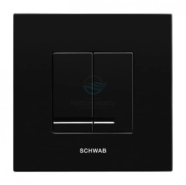 4060415638 Schwab / WISA przycisk mechaniczny podwójny ARTE DUO kolor Czarny do spłuczek UP380 i UP399-103242